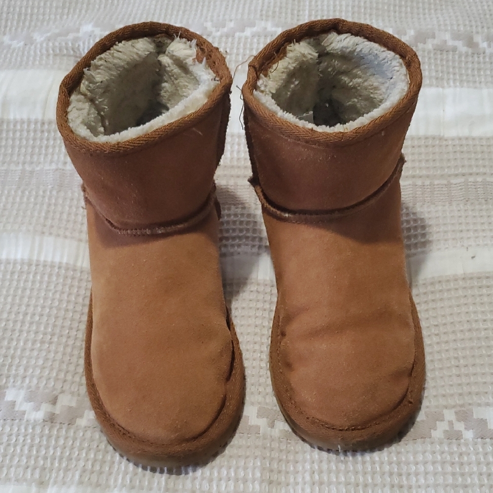 UGG Tan Fleece Lined Boots